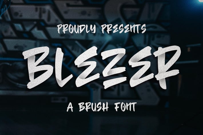 Blezer Brush Font