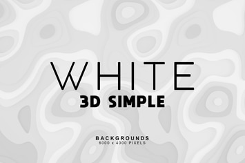 Simple 3D White Backgrounds 1