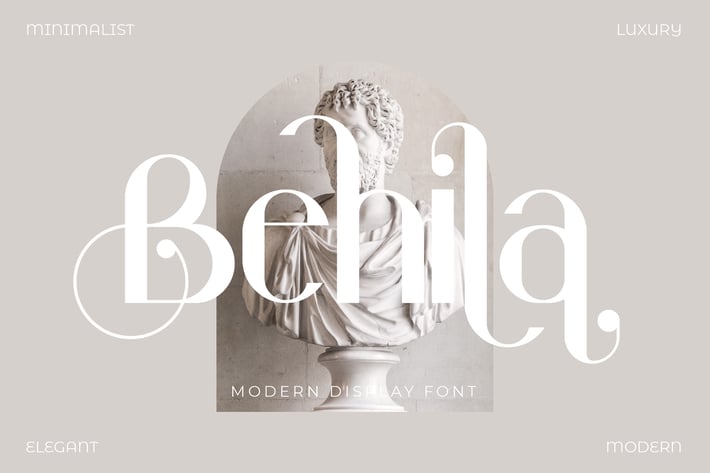 Behila Modern Display Font