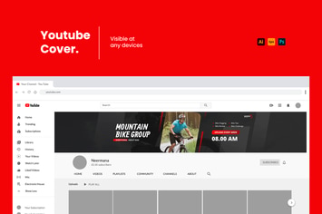 Youtube Cover Template V.4
