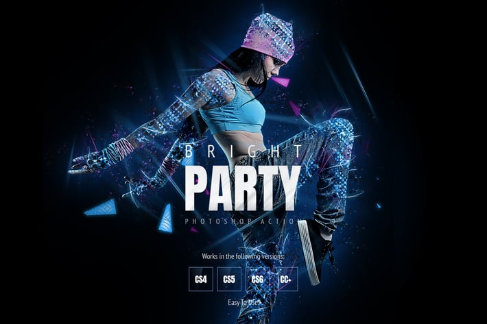 Bright Party Photoshop Action