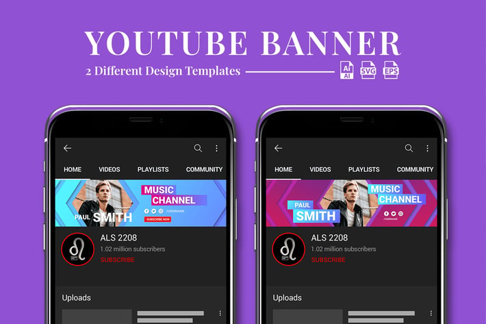 Music Channel Youtube Banner