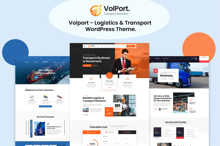 Volport - Logistics & Transport WordPress Theme 