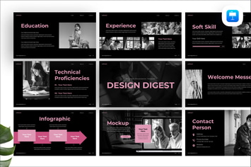Design Digest Portfolio Keynote Presentation