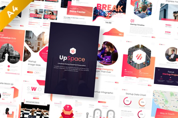 UpSpace Portrait Stratup PowerPoint Template