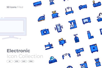 Electronic Filled Icon