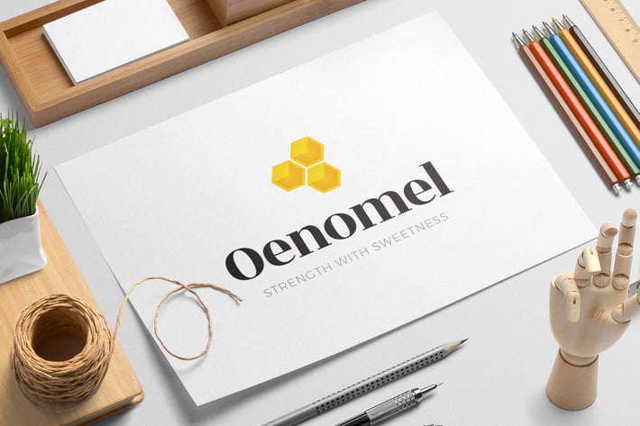 Oenomel logo template