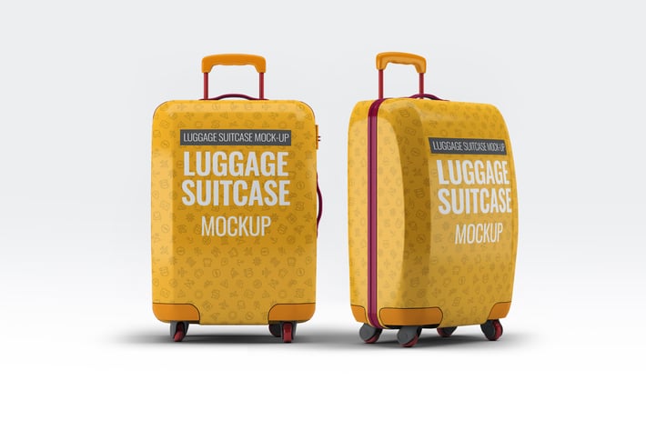 Luggage Suitcase Mock-up