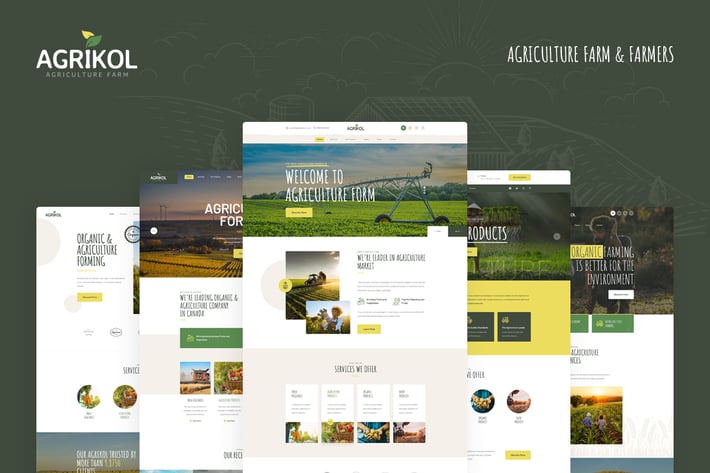 Agrikol - Vue Nuxt Template For Agriculture Farms