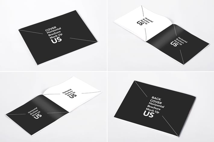 Horizontal Brochure US Mock Up