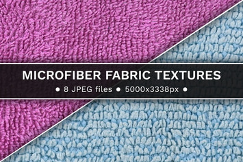 Microfiber fabric textures