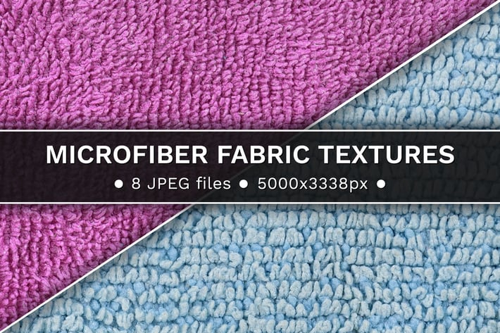 Microfiber fabric textures