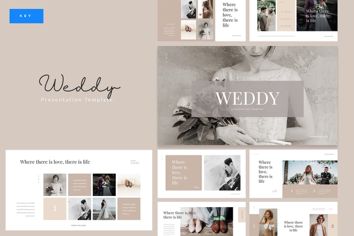Weddy - Creative Wedding Keynote Template