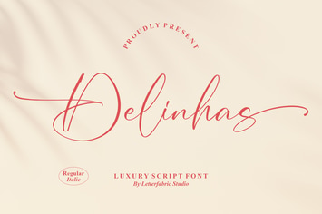 Delinhas Luxury Script Font