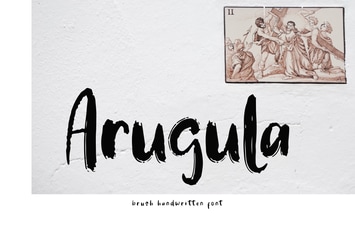 Arugula Brush Handwritten Font