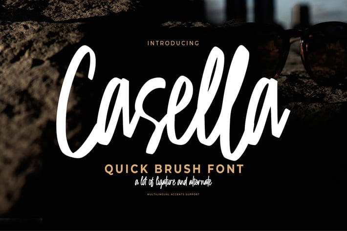 Cassella - Quick Brush Font
