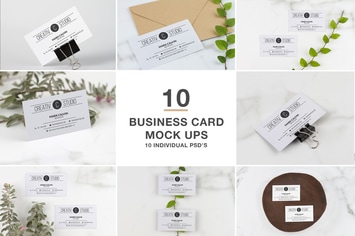 Business Card series Mock Up