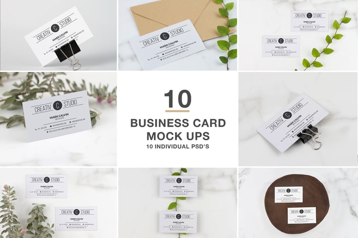 Business Card series Mock Up