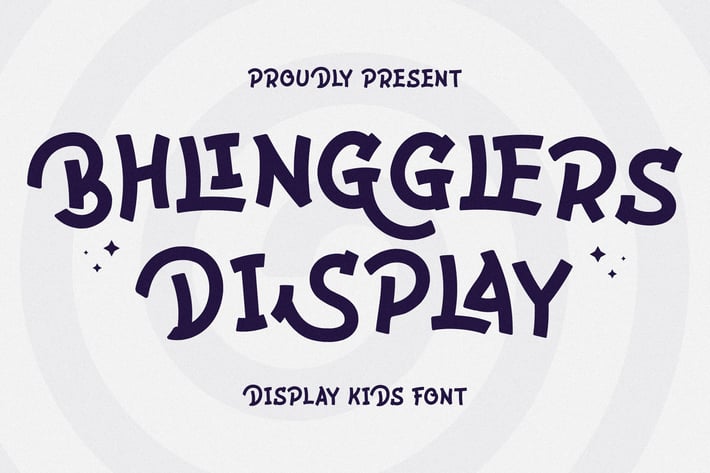 Bhlingglers Modern Display Font