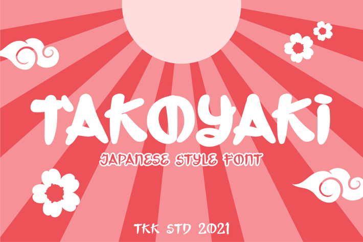 Japanese Font - Takoyaki