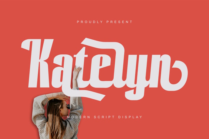 Katelyn | Modern Script Display