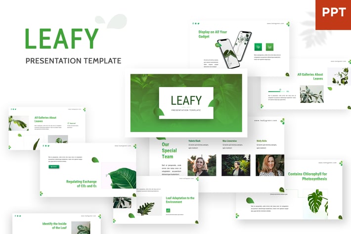 Leafy - Powerpoint Template