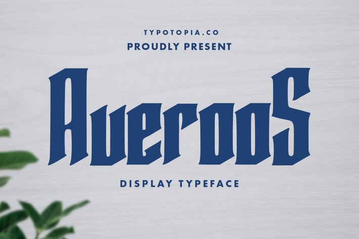 Averoos Display Font