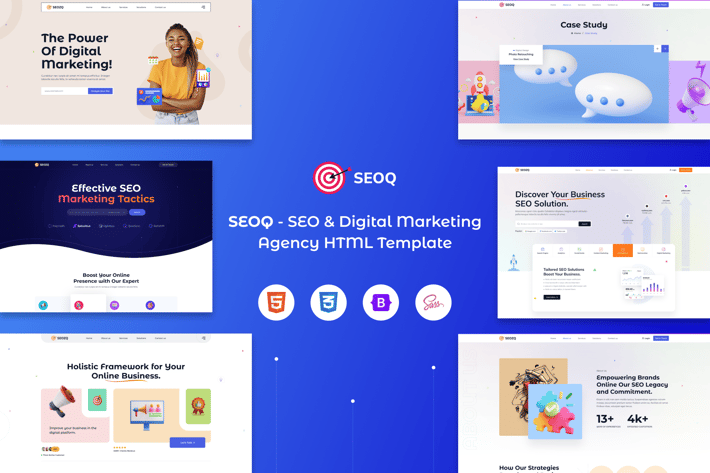 SEOQ - SEO & Digital Marketing Agency HTML