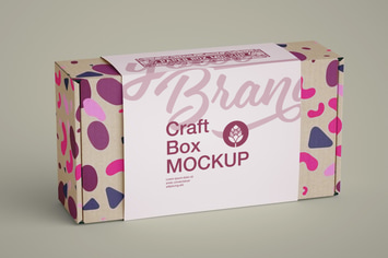 Kraft Box Mockup