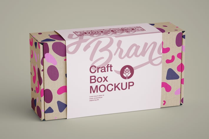 Kraft Box Mockup