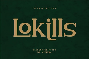 Lokills | Elegant Serif Font