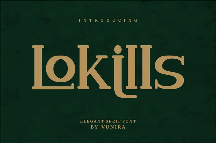 Lokills | Elegant Serif Font