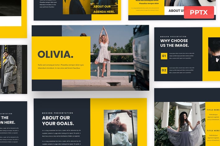 Olivia - Fashion Powerpoint Presentation Template