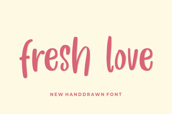 Fresh Love - a Cute Handdrawn
