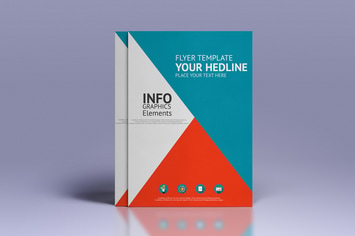 Business infographics elements for  brochures