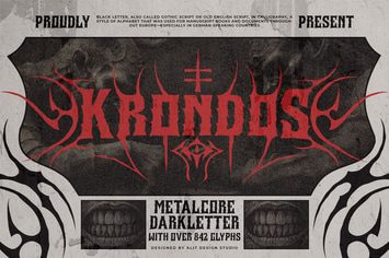 Krondos Typeface
