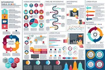 Presentation Infographic elements