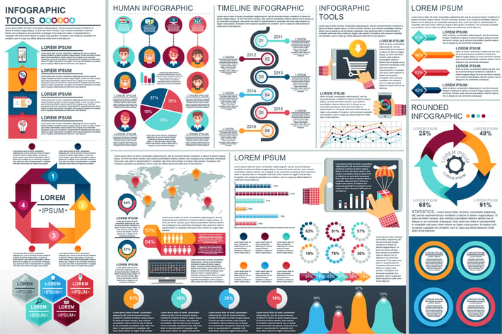 Presentation Infographic elements