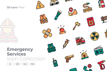 Emergency Service Filled Icon