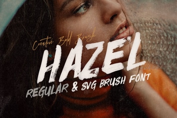 Hazel Brush & SVG Font