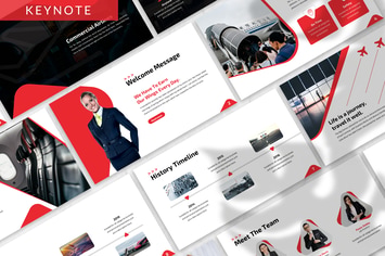 Volar - Airlines Keynote Template