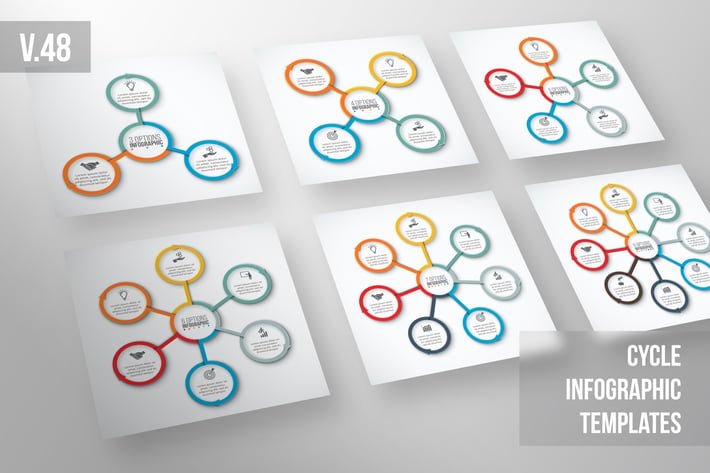 Infographics template set v.48