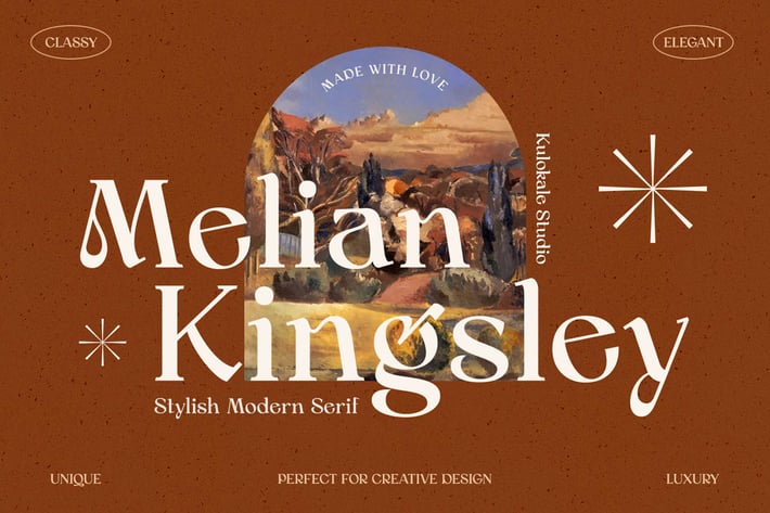 Melian Kingsley Modern Serif Font