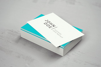 85x55 Business Card Mockup v2