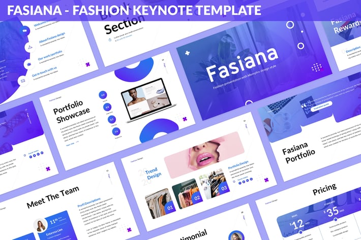 Fasiana - Fashion Keynote Template