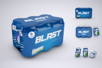 Multipack Cans Shrink Sleeve Mock-Up