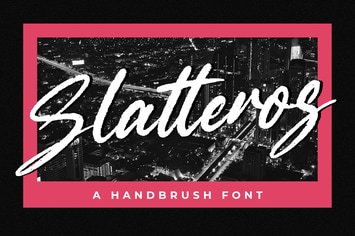 Slatteros - Brush Font