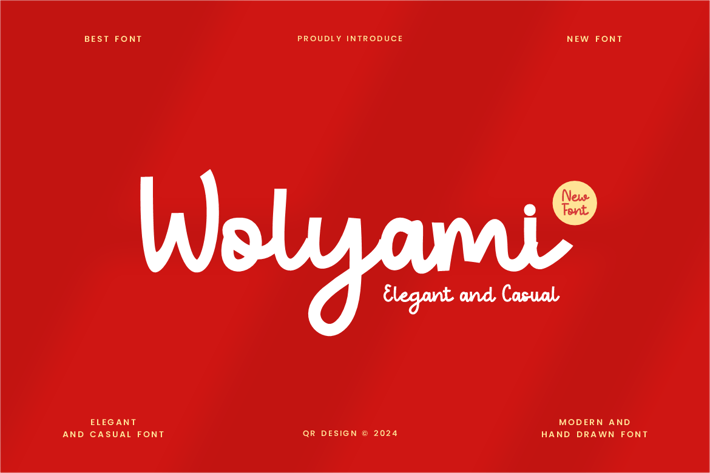 Wolyami - Elegant & Casual Font
