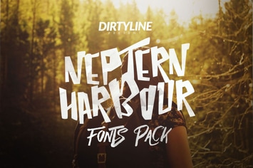 Neptern Harbour Font Display Logotype