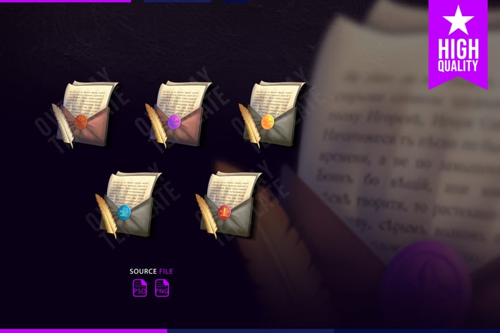 Sub Badges Letter for Twitch